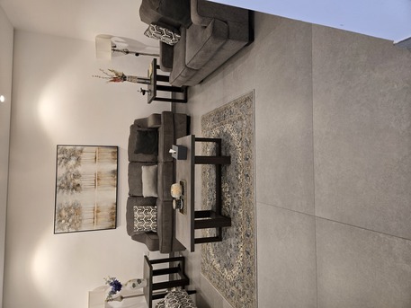 Jeddah, Furniture, SAR 5500,  Ashley 5 Seater (3+2) Sofa Set And 2 Accent Chairs For Sale In Excellent Condition