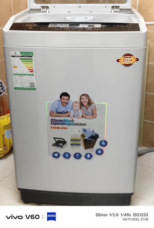 Jubail, Household Items, SAR 700,  I Want To Sell Neat And Clean 11 Kg Nikai Washing Machine. Price Is Negotiable