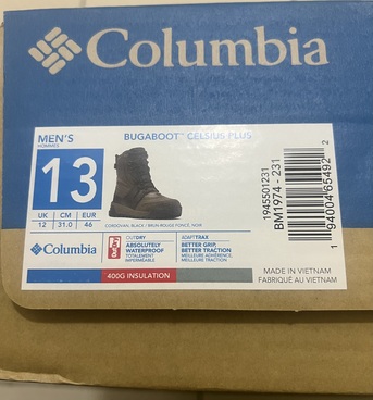 Riyadh, Clothing & Accessories, SAR 700,  Columbia Ice Boot For Men New