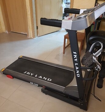 Al Izdihar, Health & Beauty Items, SAR 850,  FOR SALE: Skyland EM-1249 Motorized Treadmill