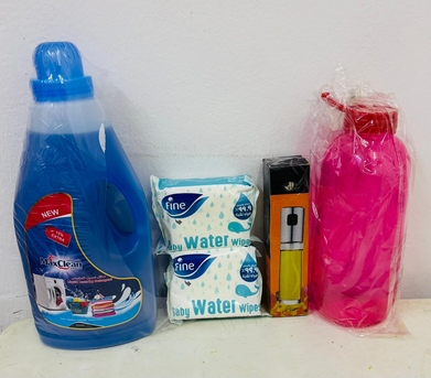 Gudaibiya, Household Items, BHD 3,  Liquid, Laundry Dotergenu OIL/VINAGER SPRAYER Baby Water Wipes  Water Bottle  4 Item Bd 3.