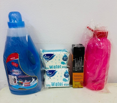 Gudaibiya, Household Items, BHD 3,  Liquid, Laundry Dotergenu OIL/VINAGER SPRAYER Baby Water Wipes  Water Bottle  4 Item Bd 3.