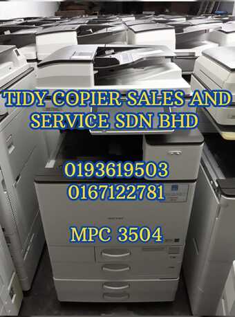 Bangsar, Machinery, MYR 3150,  Ricoh &ndash; Intelligent Printing For Your Business Needs! MPC3504