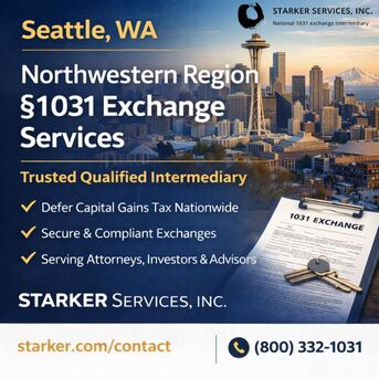 Washington DC, Real Estate For Sale, Northwestern Region ?1031 Exchange Services - Starker Services, Inc.