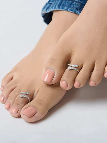 Mumbai, Jewelry, Trending Silver Toe Rings For Women &ndash; Simple Styles Everyone Loves