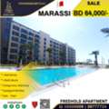 BHD 64000,  1 BR,  Fully Furnished Luxury Apartment For Sale In Marassi Park