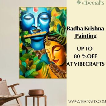 Noida, Household Items, INR 3499,  Beautiful Radha Krishna Painting For Spiritual Home D&eacute;cor