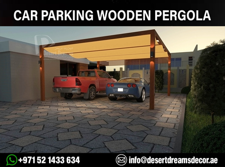 Arabian Ranches, Farm/Garden, African Teak Wood Pergola And Meranti Wood Pergola In Uae.