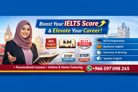 Jeddah, Lessons Offered, Boost Your IELTS Score & Elevate Your Career | Business English Expert