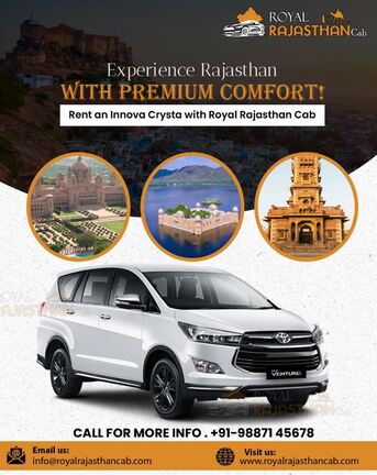 Jaipur, Travel, Innova Crysta Rental Service Jaipur | Book Now