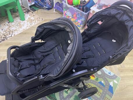 Jubail, Household Items, SAR 600,  JOIE EVALITE DOUBLE TWIN STROLLER WITH METAL FRAME AND WHEEL LOCK FOR SALE