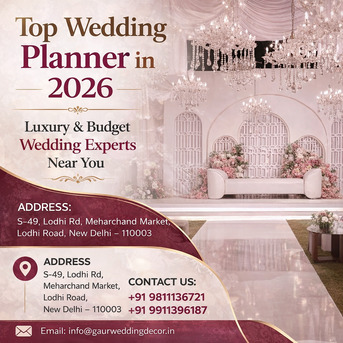 New Delhi, Event Planning, Top Wedding Planner In 2026 &ndash; Luxury & Budget Wedding Experts Near You