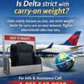 Is Delta Strict With Carry-on Weight?