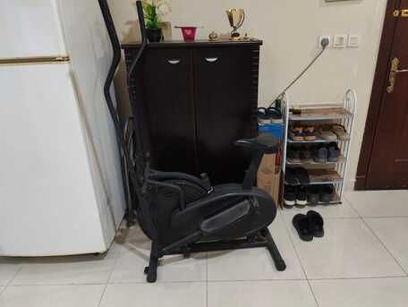 Jeddah, Household Items, SAR 200,  200 SAR   Exercise Cycle And Glass TV Stand  For Urgent Sale...