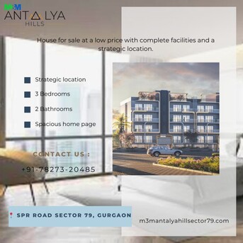 Gurgaon, Apartments, Flats, Houses & Villas, Furnished,  M3M Antalya Hills On SPR Road Gurgaon Vs Noida Property Investment Comparison