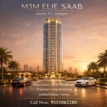 Gurgaon, Apartments, Flats, Houses & Villas, 3750 Sq. Feet,  Read M3M Elie Saab Brochure PDF: Your Style Guide.
