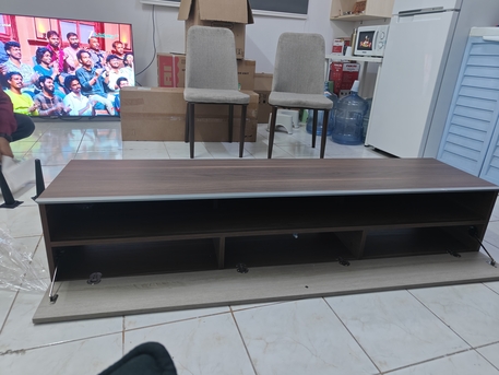 Olaya, Furniture, SAR 400,  Brand New Wooden TV Stand Madr In Turkey For Sale