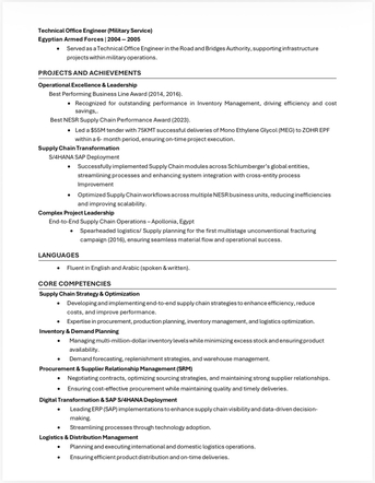 Riyadh, Job Seekers, GLOBAL SUPPLY CHAIN & OPERATIONS MANAGER