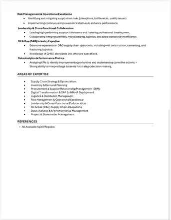 Riyadh, Job Seekers, GLOBAL SUPPLY CHAIN & OPERATIONS MANAGER