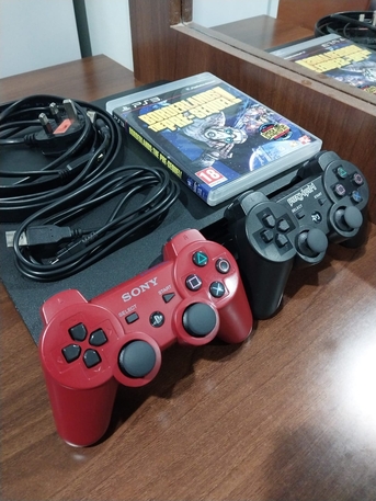 Riyadh, Video Games, SAR 500,  Sony Playstation 3 (PS3) Slim | HEN CFW | PS1+PS2+PS3 Compatible | Bundle