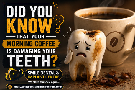 Hyderabad, Dental, ☕ STOP COFFEE FROM STAINING YOUR SMILE!