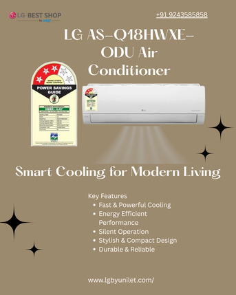 Bangalore, Air Conditioners, INR 43727,  LG AS-Q18HWXE-ODU At LG By Unilet | Powerful Split AC