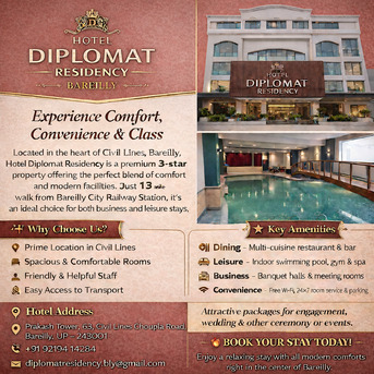 Mumbai, Event Planning, Hotel Diplomat Residency: Best Hotel In Civil Lines Bareilly