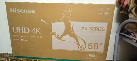 Riyadh, Electronics, SAR 1200,  For Sale: Hisense 58" UHD 4K TV &ndash; Brand New