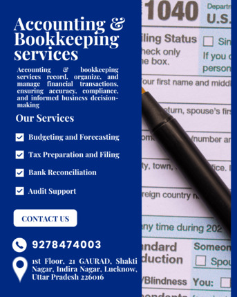 Lucknow, Accounting, Best CA For Tax & Bookkeeping In Lucknow