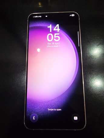 Jeddah, Mobile Phones, SAR 1800,  Almost New Samsung Galaxy S23+ 512Gb Lavender Color With Box
