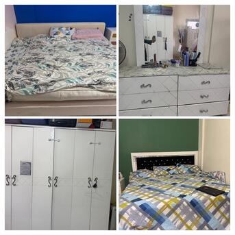 Riyadh, Furniture, SAR 1000,  Two King Size Bed Wardrobe Dressing Table