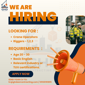 Jubail, Jobs, Hiring - Crane Operators & Riggers
