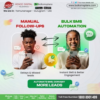 Gurgaon, Marketing, Increase Lead Conversions With Bulk SMS Automation