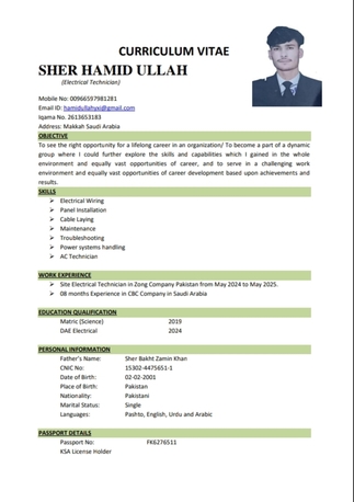 Al Adama, Job Seekers, I LOOKING A GOB I M AMRICANA MANTINANS AND ELECTRICIAN AND AC TECHNICIAN