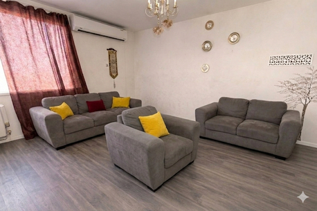 Khobar, Furniture, SAR 450,  Home Center Sofa Grey Color In Good Condition
