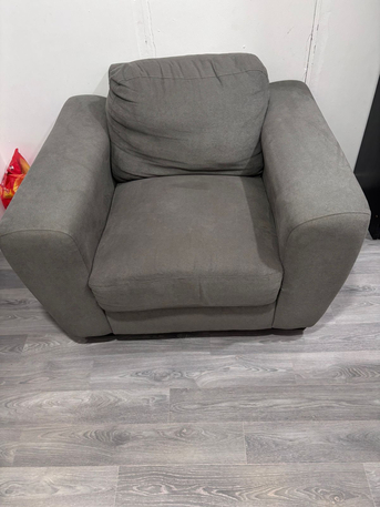 Khobar, Furniture, SAR 450,  Home Center Sofa Grey Color In Good Condition