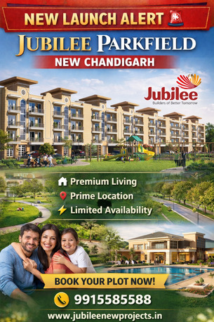 Chandigarh, Residential Plots, Jubilee Parkfield New Chandigarh &ndash; Book Now @9915585588