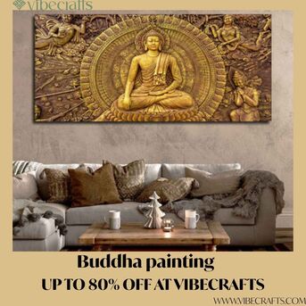 Noida, Household Items, INR 2699,  Elegant Buddha Painting For Peaceful Homes