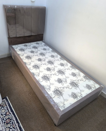 Jeddah, Furniture, SAR 225,  Single Bed With Mattress!  Sr.225!  Brand New Condition!  Clean!  Hygienic!