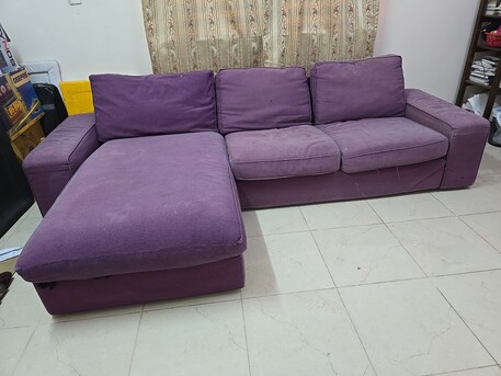 Jeddah, Furniture, SAR 100,  IKEA 3 Seater Chaise Longue Sofa