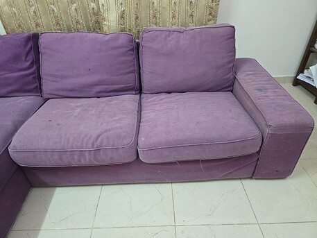 Jeddah, Furniture, SAR 100,  IKEA 3 Seater Chaise Longue Sofa