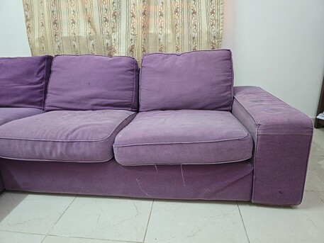 Jeddah, Furniture, SAR 100,  IKEA 3 Seater Chaise Longue Sofa