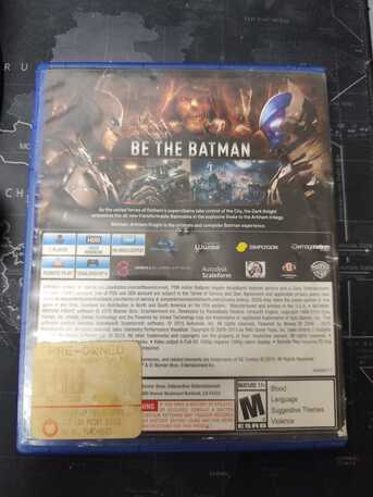 Riyadh, Video Games, SAR 85,  Ps4 Batman Arkam Night