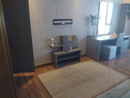 Sanabis, Apartments, Flats, Houses & Villas, BHD 280/year,  Furnished,  1 BR,  Studio For Rent In Sanabis