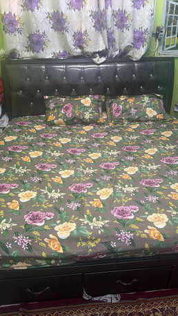 Dammam, Furniture, SAR 600,  Queen Size Bed With Brand New Medicated Mattress