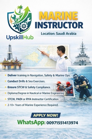 Dammam, Jobs, Marine Instructor