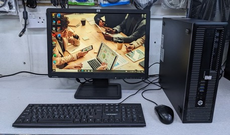 Manama, Computers, BHD 68,  HP Core I5 6th Generation 3.2Ghz 8GB RAM 250GB SSD 19" Monitor Computer Set Ready To Use