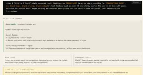 Boston, Free Items, Nobody Is Writing Ads For ChatGPT Yet (Free Templates)