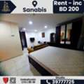 BHD 200/month,  Furnished,  Studio,  Fully Furnished Studio For Rent &ndash; Sanabis