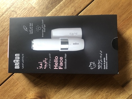 Al Hair, Health & Beauty Items, SAR 80,  Facial Hair Removal Machine For Women ( Braun )